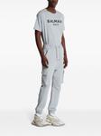 Balmain спортивные брюки карго с логотипом, серый - фото 3