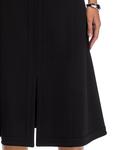 Юбка-трапеция с разрезом спереди Misook, черный - фото 5
