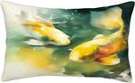 Generic Декоративная подушка Two Fish с принтом Multicolor 4 - фото