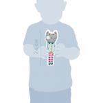 Котёнок из ткани, который нужно раскрасить. Inna marka - фото 3