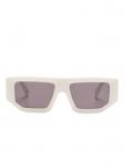 Off-White Eyewear logo-plaque солнцезащитные очки, белый - фото