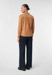 Блуза comma Button-down blouse, Orange - фото 3