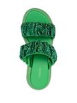 Le Silla декорированные босоножки Aiko 85, зеленый - фото 3