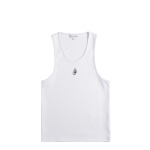 Футболка Jw Anderson Anchor Embroidery Tank Top JW Anderson, белый - фото