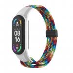 CHENSONG Часы Strap Xiaomi Compatibility Nylon Material, One-piece case/nylon braided [black] magnetic buckle strap - фото 7