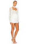 Кружевное мини-платье For Love & Lemons, белый - фото 3