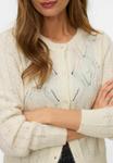 Кардиган Vero Moda VMSAIA , Birch/Off-White - фото 4