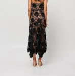 Платье-миди Channeling черного цвета Elliatt - фото 2