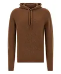Толстовка с капюшоном Roberto Collina, коричневый - фото