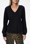 Топ blue shadow Long sleeved top, Black - фото 7