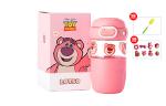 Стеклянные стаканы Disney, Strawberry Bear (With Cup Brush) - фото 4
