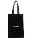 Сумка-тоут с логотипом JIL SANDER, черный - фото