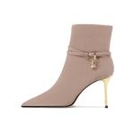 Ботильоны женские Shesrim, цвет Apricot - фото 3