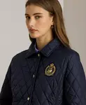 Куртка Lauren Ralph Lauren Quilted Crest, синий - фото 3