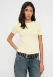 Onljune s/s jrs noos basic tshirt Only, Italian Straw - фото 4