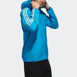 Куртка Adidas Stripe Athleisure Casual Sports Hooded, синий - фото 5