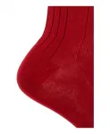 Носки с вышитым ребристым логотипом Versace, красный - фото 3