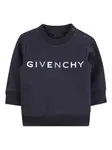 Толстовка с логотипом Givenchy Kids, синий - фото