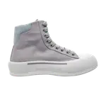 Кроссовки Alexander McQueen Deck Plimsoll High, серый - фото