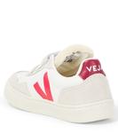 Кожаные кроссовки V-90 Veja Kids, Extra-White_Pekin - фото 3