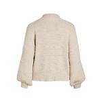 Свитер Object Kamma Cable O Neck, бежевый - фото 4