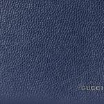 GUCCI Кожаный клатч мужской синий - фото 8