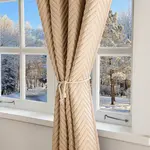 Шторы Easy home, бежевый - фото 5