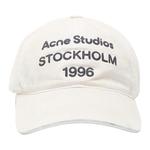 Acne Studios Хлопковая бейсболка Unisex Dusty White - фото