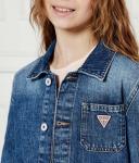 Джинсовая куртка Oversize fit Guess, синий - фото 4