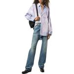 Футболка женская синяя R13 - фото 3