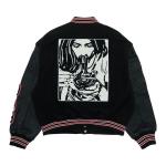 Куртка Supreme x HYSTERIC GLAMOUR Varsity Jacket, Black - фото 2