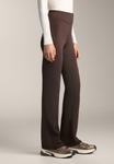 Брюки OYSHO WARM HIGH RISE FLARE WITH POCKETS, Brown - фото 6