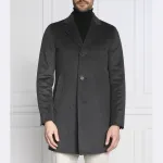 Изготовлен из шерсти сторвик с добавлением кашемира. Oscar Jacobson, черный - фото