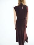 Миди платье MANGO, Dark brown - фото 5