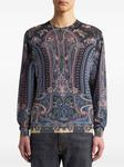 ETRO джемпер с узором пейсли, черный - фото 2