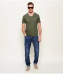 Футболка regular fit Replay, хаки - фото 2