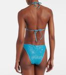 Бикини с пайетками Adriana Degreas, синий - фото 3