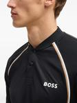 BOSS рубашка поло с логотипом, черный - фото 5