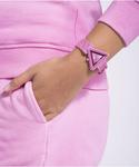 GUESS Pink Triangle Silicone аналоговые часы - фото 4