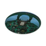 Кабина - МиГ-21, Roundplinth Vinyl - Air Cockpit (300mm) - фото