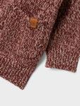 Вязаный кардиган NAME IT, Mottled Brown - фото 3