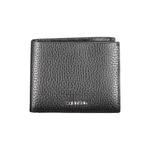 Черный кожаный кошелек Calvin Klein, Black - фото