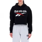 Худи Reebok Classics Avery 2 Col Oversized Cropped, черный - фото