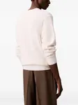 Фактурный свитер Calvin Klein, белый - фото 4