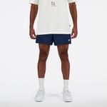 Шорты new balance Regular Pants Essentials, темно-синий - фото