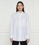 Рубашка Hugo Oversize с карманом, белый - фото