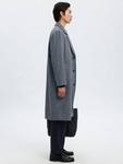 Шерстяное пальто Milos Selected, Dark Grey - фото 5