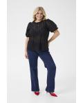 Блуза KAFFE CURVE, черный - фото 3