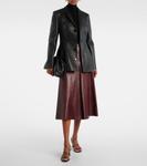 Кожаный блейзер Fforme, черный - фото 2