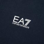 Хлопковый свитшот ea7 EMPORIO ARMANI, темно-синий - фото 7
